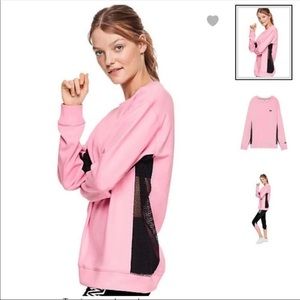 PINK VS Pullover Crewneck with Mesh Sides NWOT